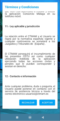 Términos y condiciones