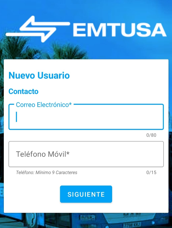 Datos de contacto: correo y teléfono
