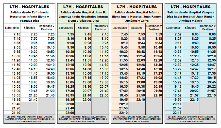 horario emtusa linea 7h 20200914