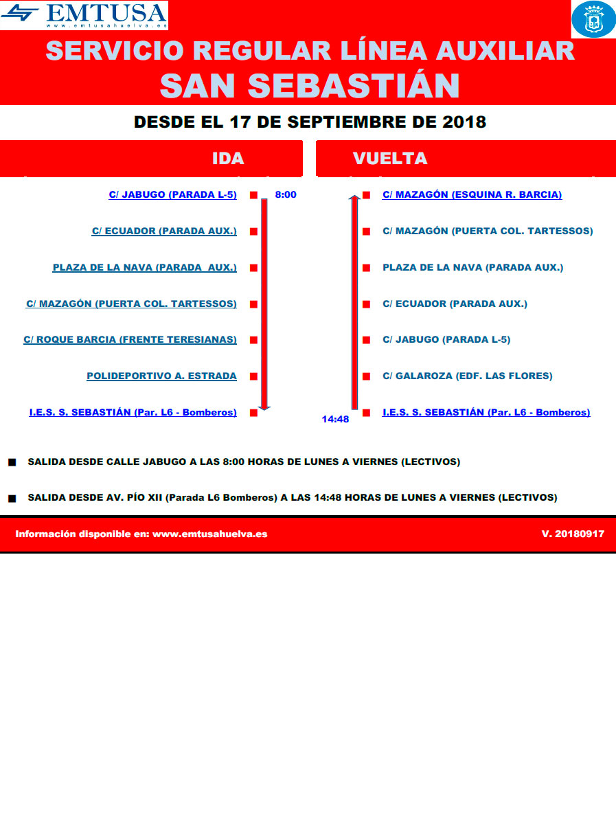 emtusa linea aux sansebastian