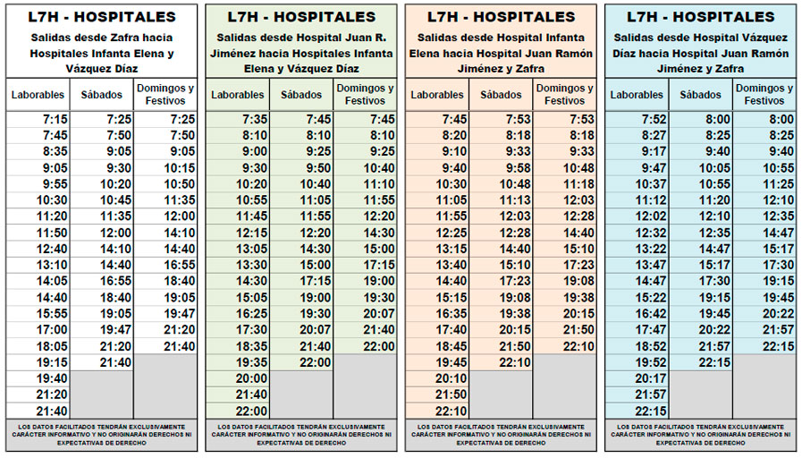 horario emtusa linea 1 20210208
